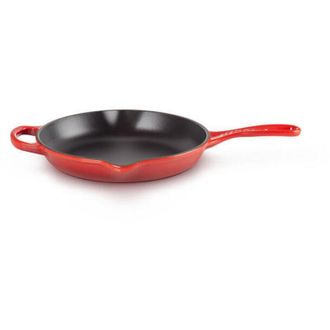 LE CREUSET Brat- Und Servierpfanne Gusseisen Kirschrot 23 Cm