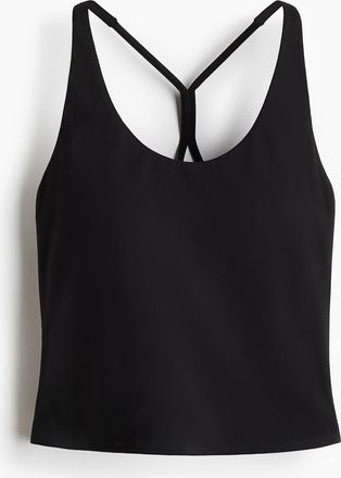 H&M SculptMove Sport-Tanktop - Schwarz