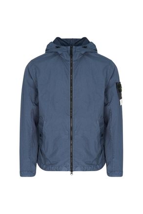 Stone Island HOODED 4100001 JACKET Size: XX, colour: BLUE