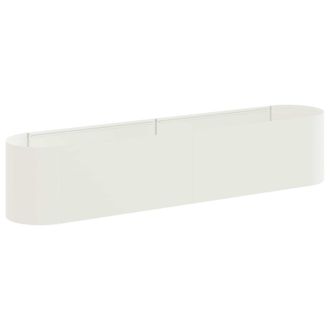 vidaXL Cama De Jard&iacute;n Elevada Blanco 200 X 40 X 40 Cm Vidaxl