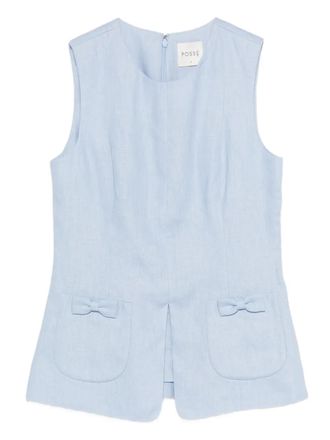 Poss&eacute; Harper vest - Blu