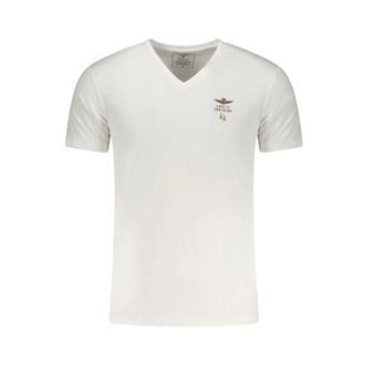 Aeronautica Tops, Heren, Wit, XL, Katoen, Tricolor Arrow Outdoor T-shirt