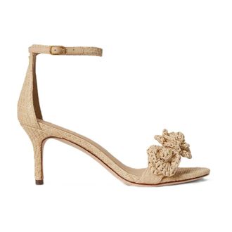 Ralph Lauren High Heel Sandals, female, Beige, Size: 10 US Allie M Flwr Sandals