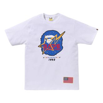 A Bathing Ape Space Ape Head Tee White 1K70-110-016-WHITE