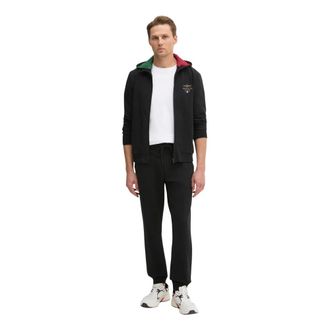 Aeronautica Trainingspak Set - Heren - Sport - Zwart - Maat: S Katoen