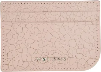 Alexander McQueen Calfskin Card Case - Pink
