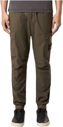 Stone Island Broeken, Heren, Groen, W36, Stijlvolle broek voor mannen