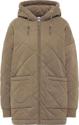 Dreimaster Dreimaster Gewatteerde sweatjas Dames militaire olijf
