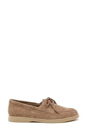 Reiss Lola Boat Shoe in Taupe at Nordstrom, Size 10.5Us