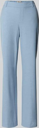 Mos Mosh Hose aus Viskose-Mix Modell Bai Roy in Hellblau Melange, Gr&ouml;&szlig;e 34