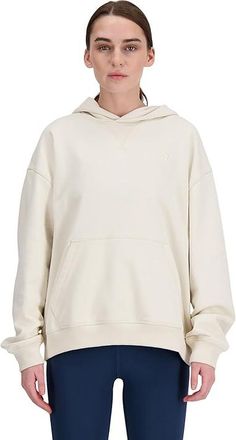 New Balance Athletics French Terry Hoodie Womens Clothing Linen : 2XL, Cotton