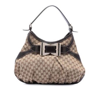 Gucci Pre-owned Gucci Large GG Canvas Dialux Queen Hobo Ladies RSFPT12H3TRR32T3