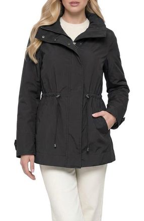 Gorski Lightweight Jacket With Concealed Hood in Black at Nordstrom, Size X-Large
