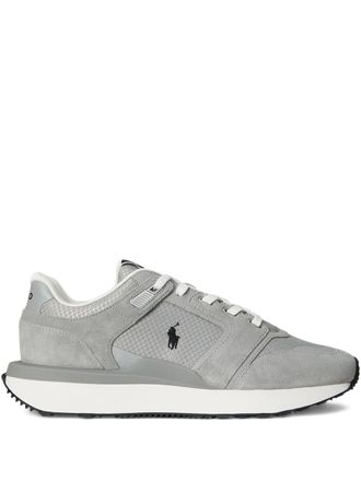 Polo Ralph Lauren Sneakers basse in pelle scamosciata - Grigio