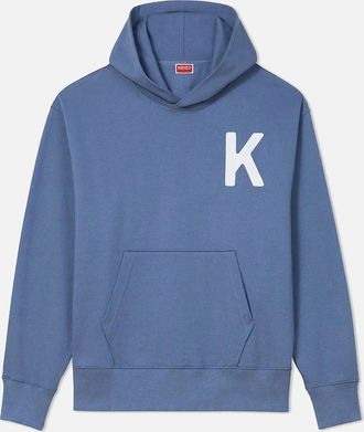 Kenzo Mens Kenzo Lucky Tiger Hoodie Avio Blue - Size: 42