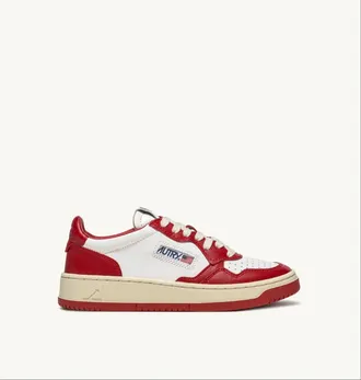Autry Womens Medalist Sneaker In Red