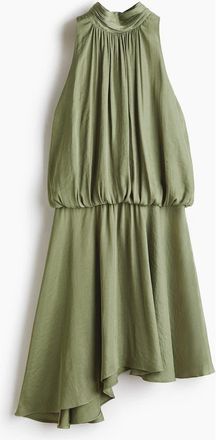 H&M Asymmetric-skirt Dress in Green at Nordstrom, Size X-Small