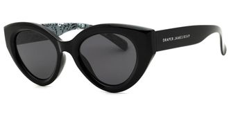 Draper James DJ9019 001 Womens Sunglasses Black Size 58