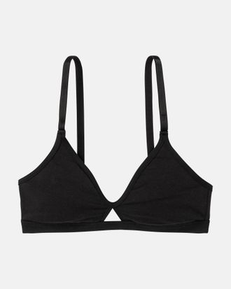 Speidel Soft-BH SPEIDEL Young Basic, Damen, Gr. L, N-Gr, schwarz, Obermaterial: 92% Baumwolle, 8% Elasthan, unifarben, Basic, bequem, BHs Soft-BH, basic, weic