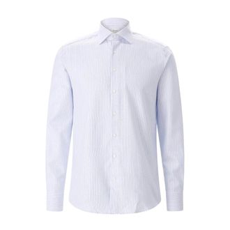 Stenstr&ouml;ms Formele Overhemden - Heren - Zakelijke Overhemden - Blauw - 3XL - Katoen - Overhemden