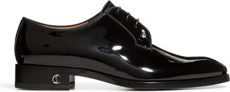 Christian Louboutin Men & apos;s Chambeliss Patent Red-Sole Oxfords