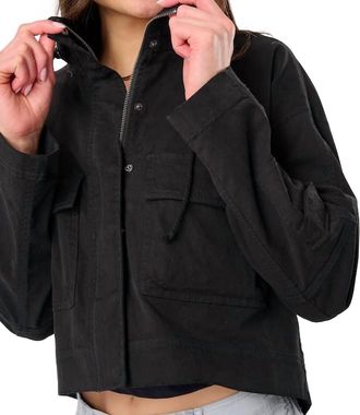MARRAKECH Umi Twill Jacket In Black