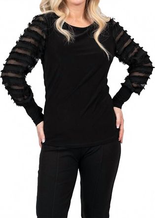 Scapa Long Sleeve Top In Black