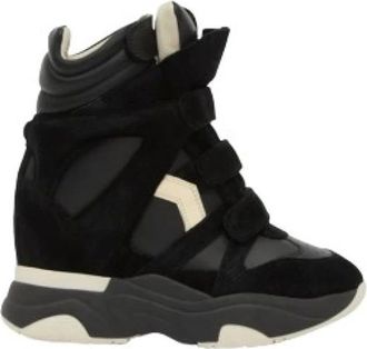 Isabel Marant Zapatillas altas con cu&ntilde;a - Shoes - Mujer - Negro - 39 EU