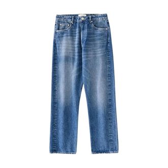 STUDIO NICHOLSON Riso Rechte jeans - Heren - Jeans - Blauw - Maat: S Katoen