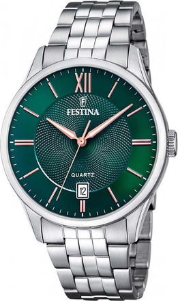 Festina F20425-7 Mens Classic Watch - Silver - One Size