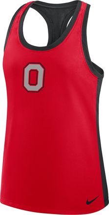 Nike Ohio State Nike Womens Dri-FIT College Racerback Tank Top in Red | 03E1064YOH-A80