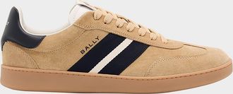 Bally Mens Retro Crest Suede Low-Top Sneakers