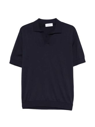 Lardini T-shirt met open hals