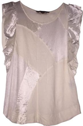 Marc Jacobs frill-trimmed top Size M