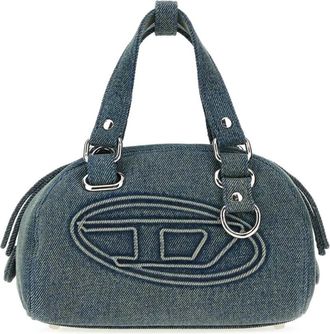 Diesel 1DR Dome Soft Crossbody - Dames - Handtassen - Blauw - ONE Size - Katoen - Tassen