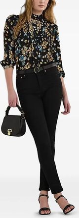 Lauren Ralph Lauren Camicia a fiori - Nero