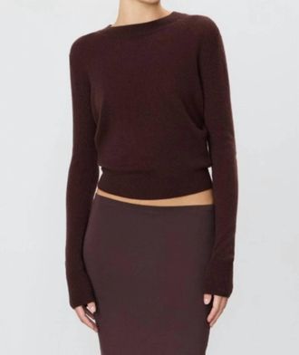 &Eacute;terne Francis Crewneck Sweater In Espresso