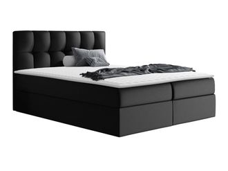 Mirjan24 Cama Continental Aedes, Soft 011, Doble, Continental, 180x200, Cuero Ecol&oacute;gico, Somieres, 186x208x103cm
