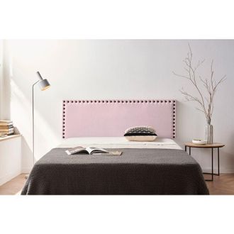 Moonia Moonia - Cabecero Tapizado Modena Acualine 90x55x8 Cm - Rosa Claro