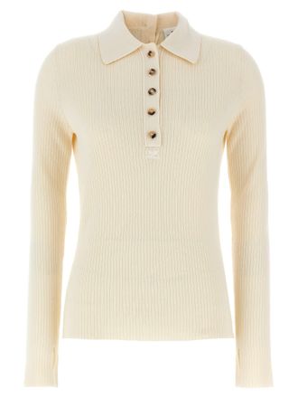 Courr&egrave;ges Cotton Womens Cardigan