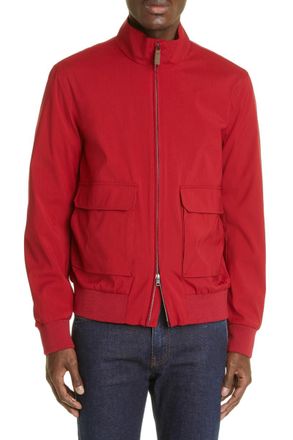 Herno Technical Wool-Blend Jacket - Red
