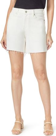 Habitual Skylar Raw Hem Cutoff Denim Shorts in White at Nordstrom, Size 26