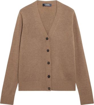 Max Mara Cardigan - Dames - Truien - Beige - Maat: XS