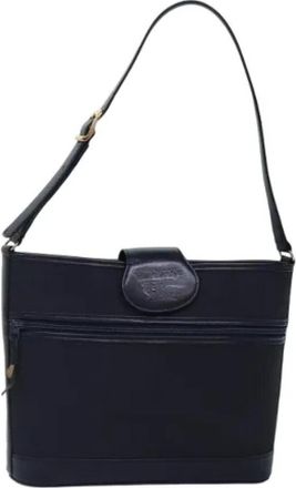 Burberry Pre-owned Nylon shoulder-bags - Dames - Vintage Schoudertas - Blauw - ONE Size - Nylon - Vintage