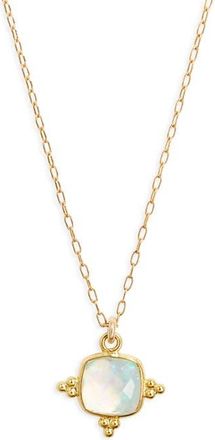 CHILD OF WILD Haven Opal Pendant Necklace in Gold at Nordstrom