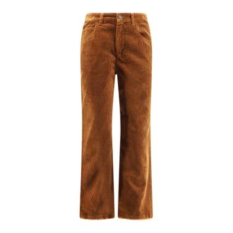 Isabel Marant Straight Trousers - female - Marant &eacute;toile - Straight Trousers - Brown - XS - Trousers