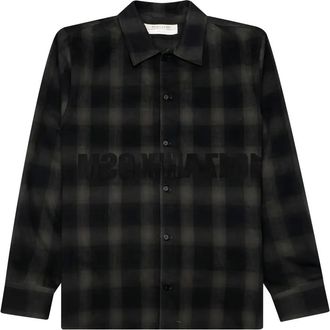 Moncler Camicia a quadri - Nero