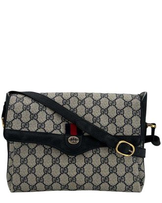 Gucci Blue Cotton Shoulder Bag (Authentic Pre-Loved)