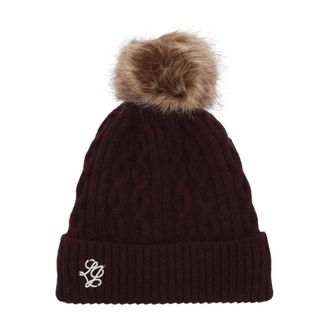 Liu Jo Dames Hoeden Serie Con Trecce - Hat Bordeaux - Maat Onesize - Dames - Hoeden - Rood - ONE Size - Accessoires