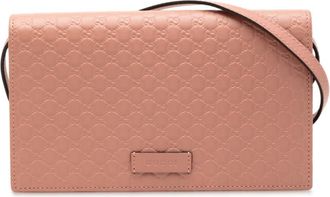 Gucci Pre-owned Gucci Microguccissima Wallet on Strap Ladies 466507 0416